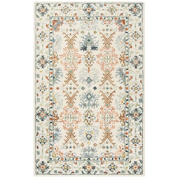 Safavieh Aspen 4 x 6 ft. Rectangle Area Rug - Ivory & Blue APN310A-4 - main